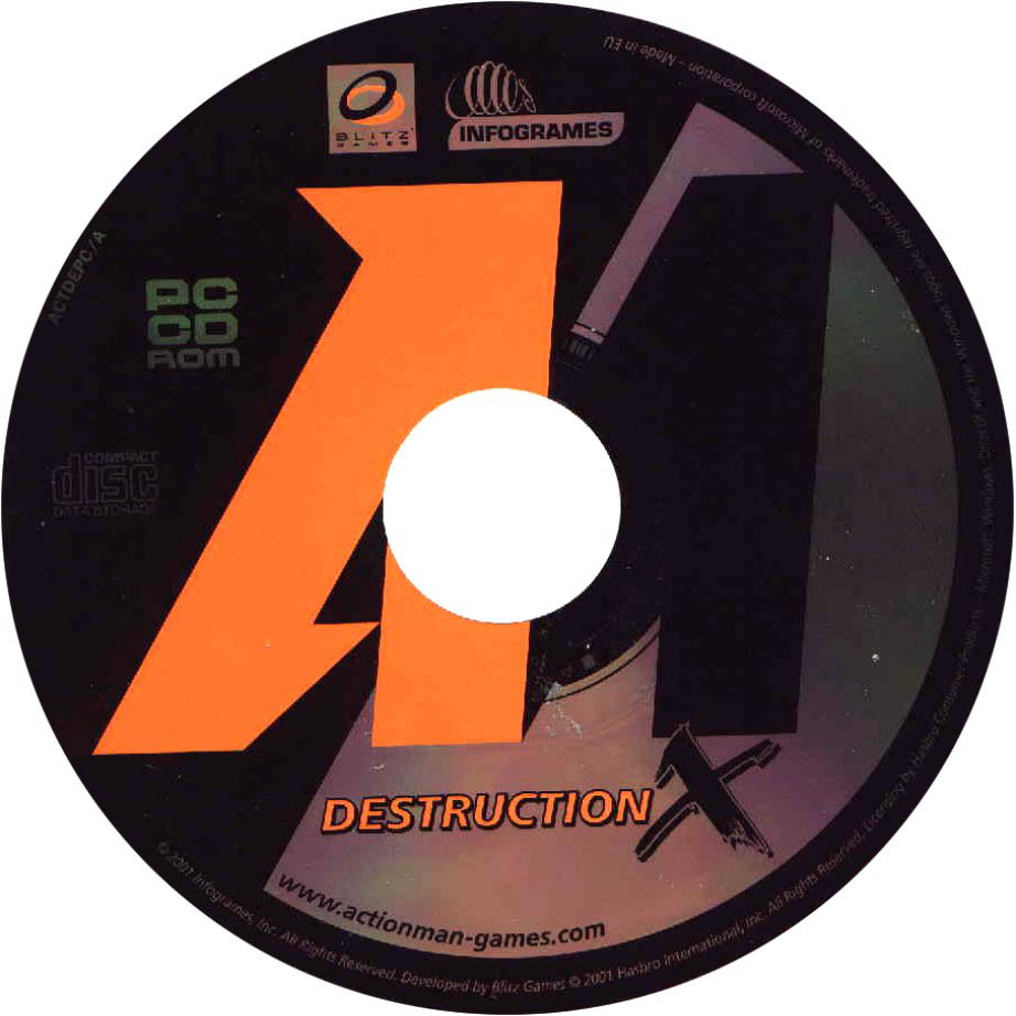 Action Man: Destruction X - CD obal