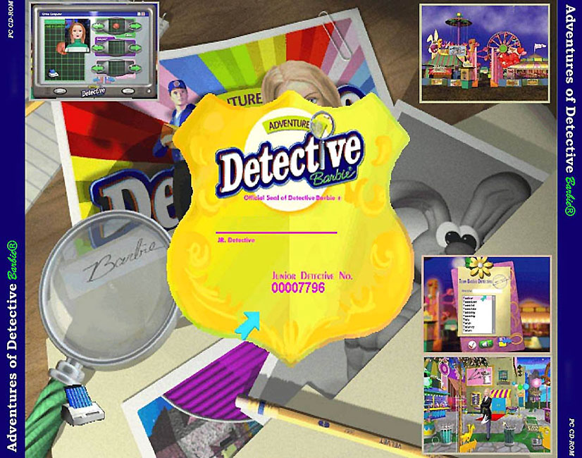Adventures of Detective Barbie - zadn CD obal