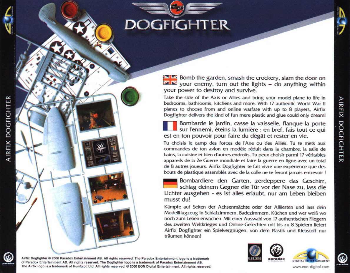 Airfix Dogfighter - zadn CD obal 2