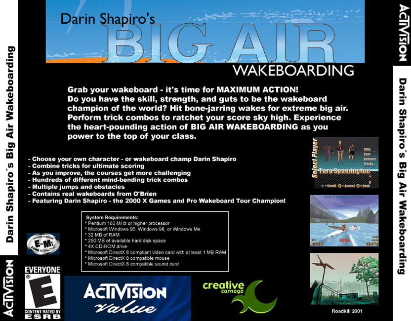 Big Air Wakeboarding - zadn CD obal