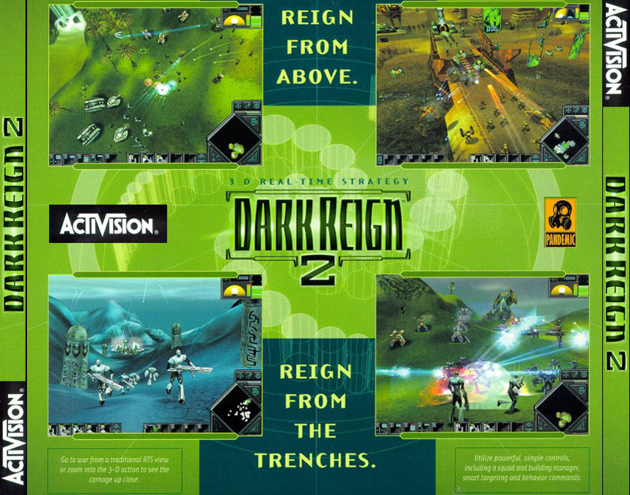 Dark Reign 2 - zadn CD obal
