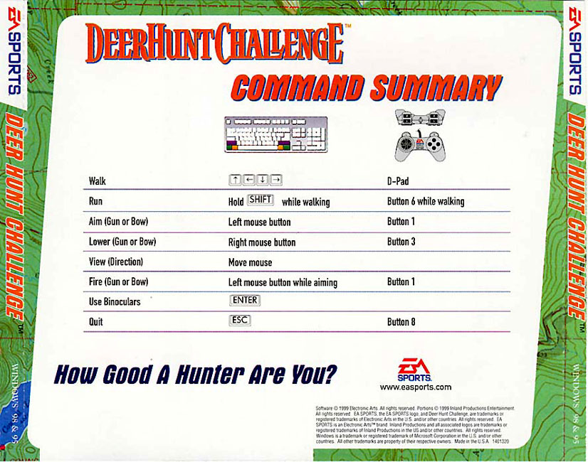 Deer Hunt Challenge - zadn CD obal