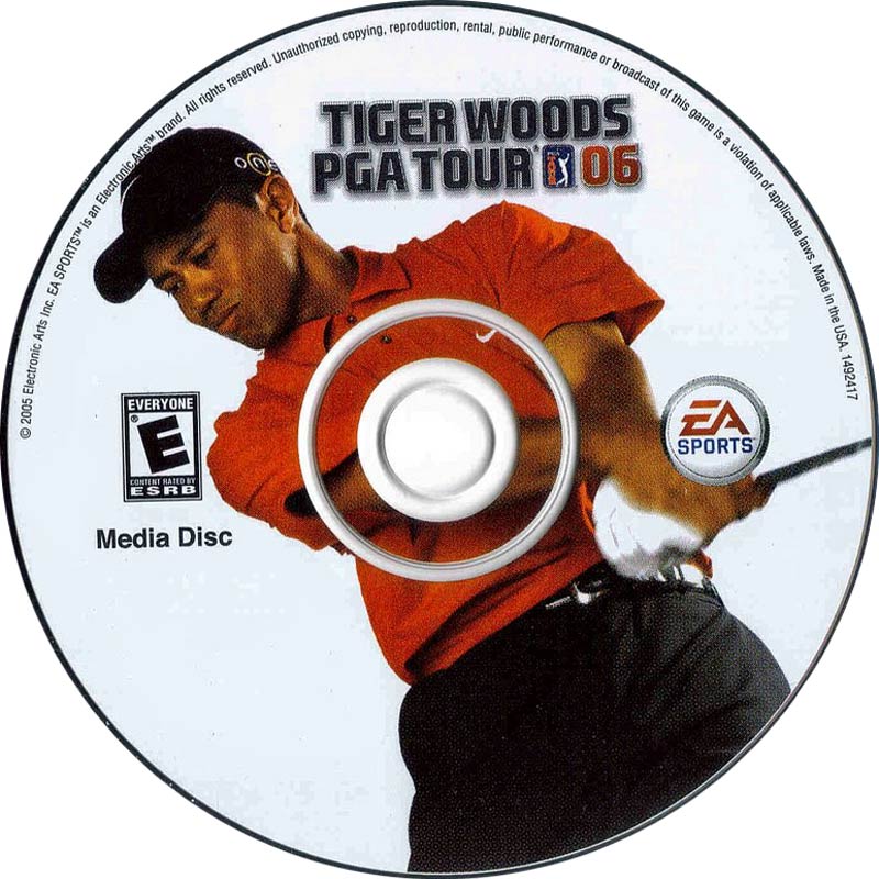 Tiger Woods PGA Tour 06 - CD obal 2