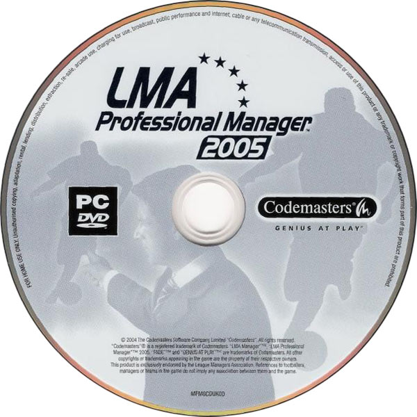 LMA Professional Manager 2005 - CD obal