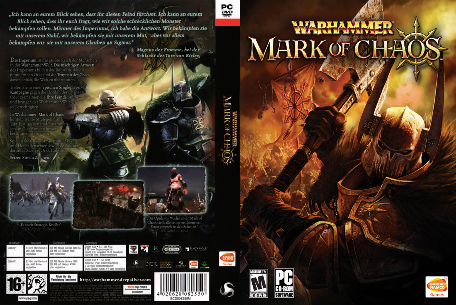 Warhammer: Mark of Chaos - DVD obal 2