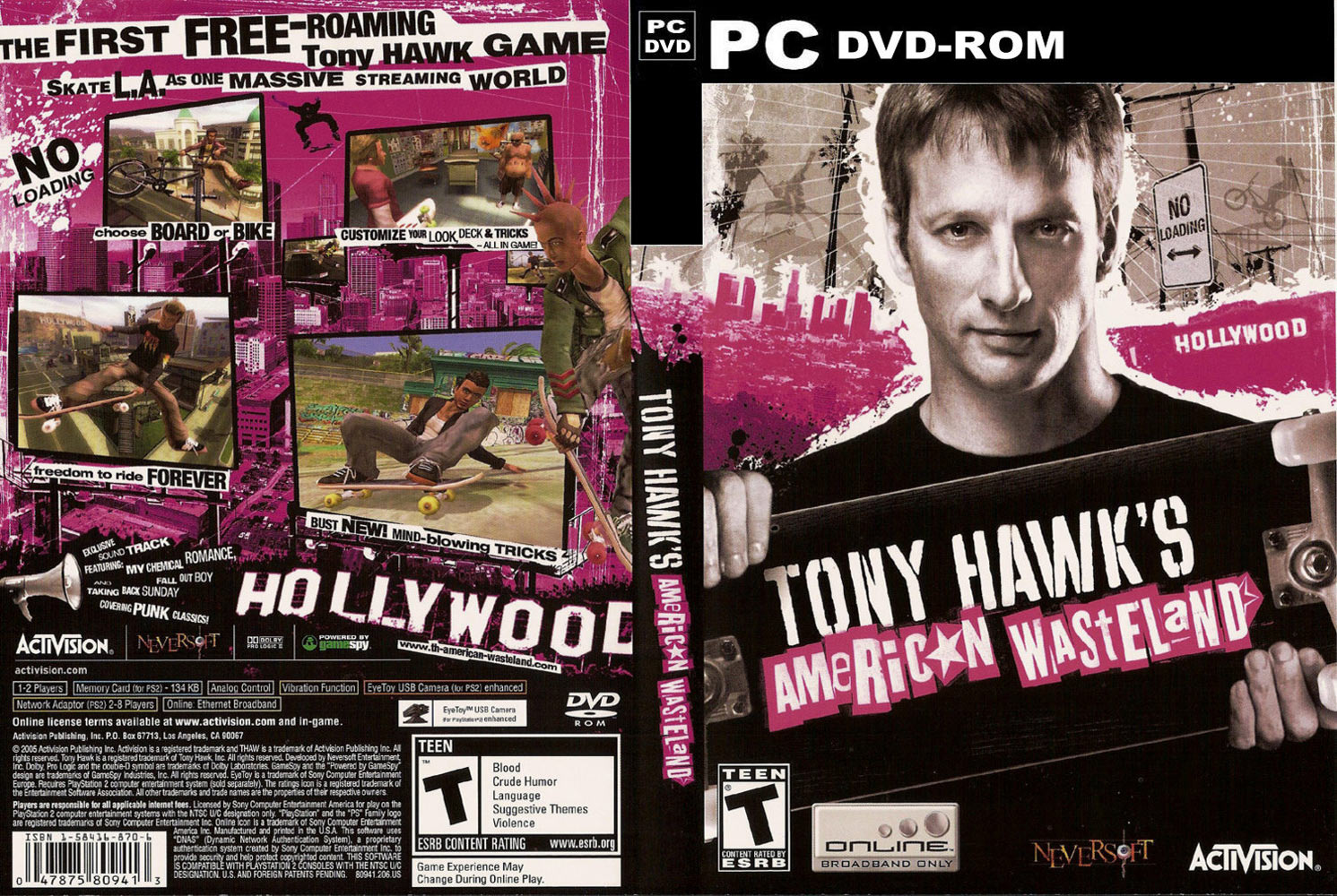Tony Hawk's American Wasteland - DVD obal