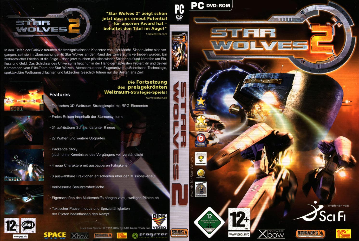 Star Wolves 2 - DVD obal