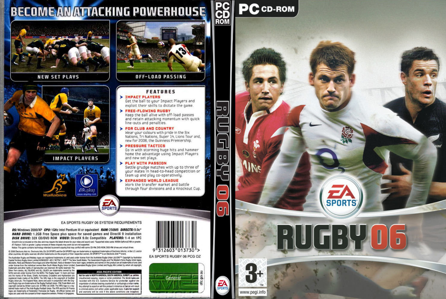 Rugby 06 - DVD obal