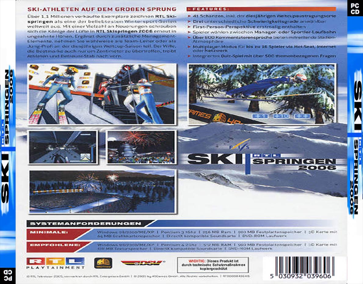 RTL Ski Springen 2006 - zadn CD obal