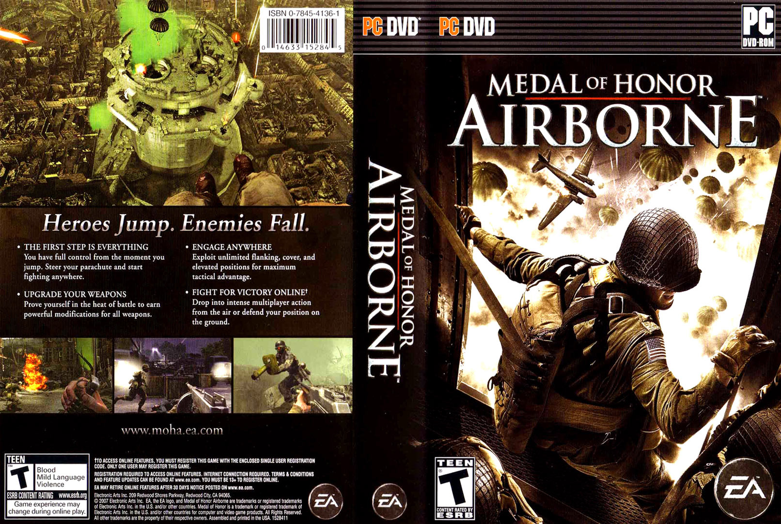 Medal of Honor: Airborne - DVD obal