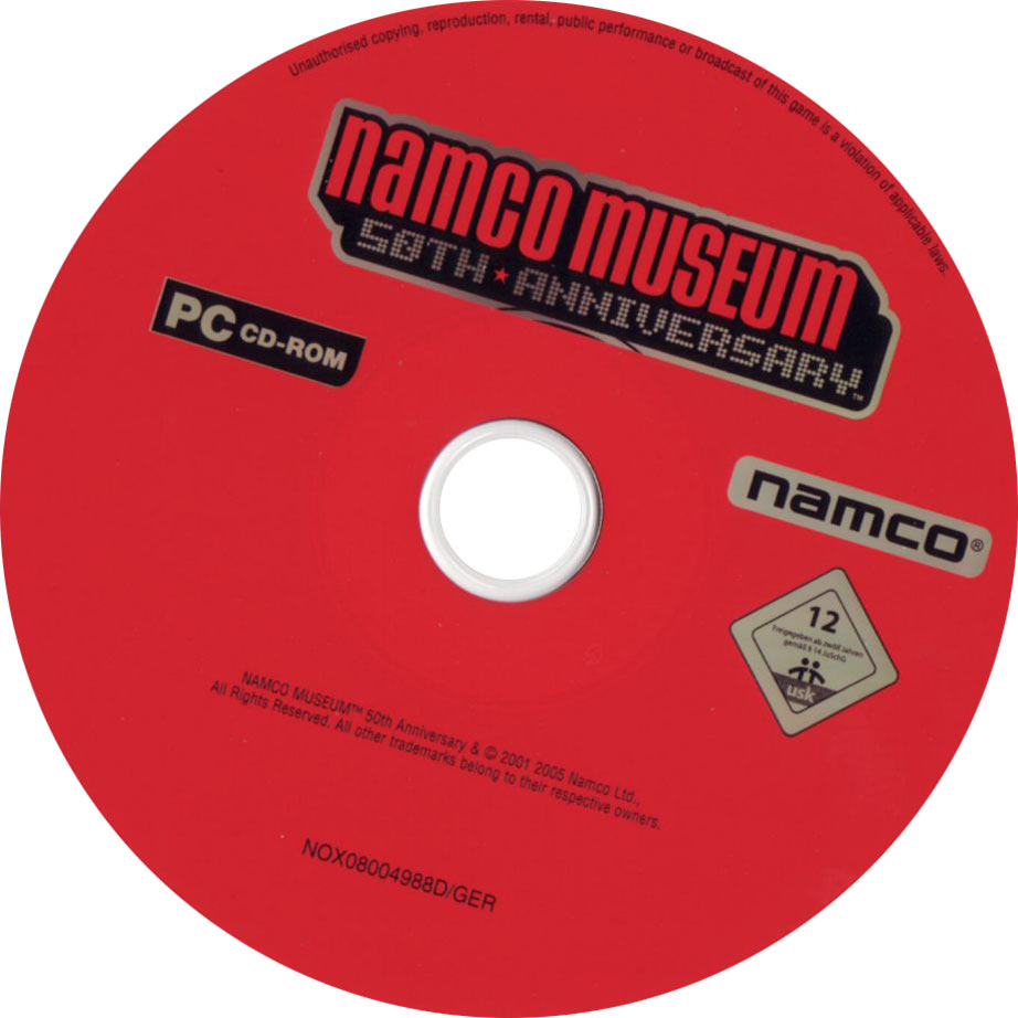 Namco Museum 50th Anniversary Arcade Collection - CD obal