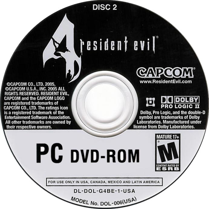 Resident Evil 4 - CD obal 2