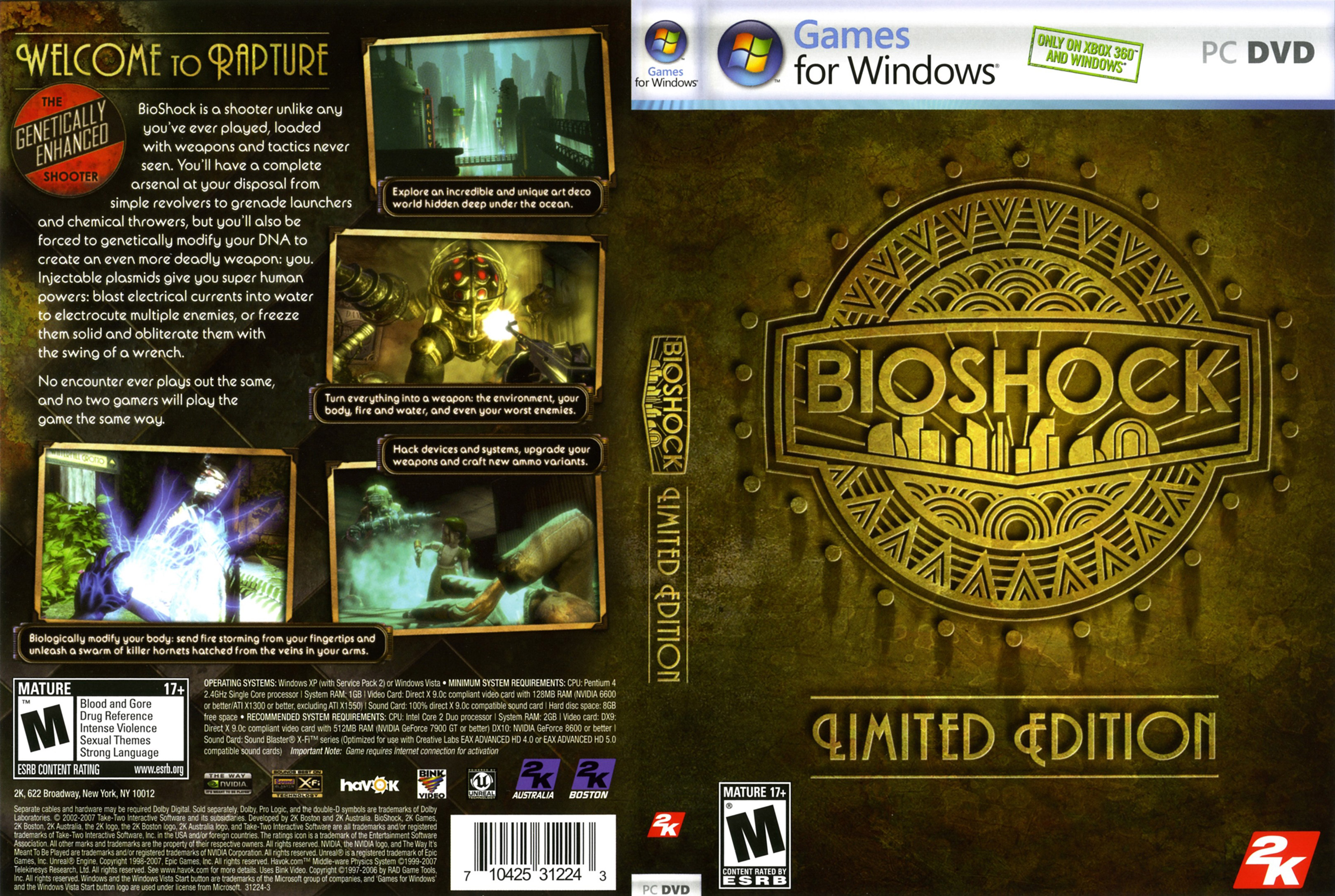 BioShock - DVD obal 3