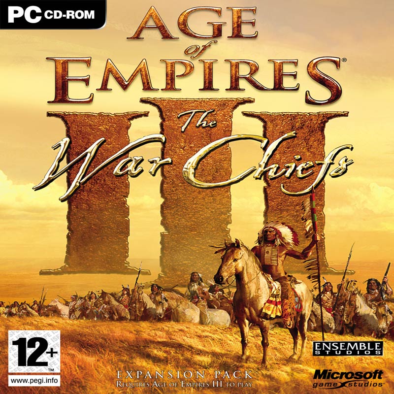 Age of Empires 3: The War Chiefs - predn CD obal
