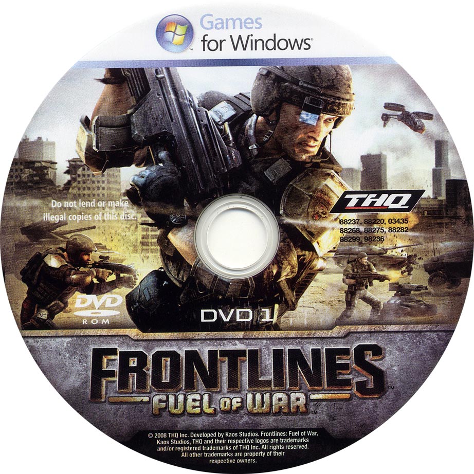 Frontlines: Fuel of War - CD obal