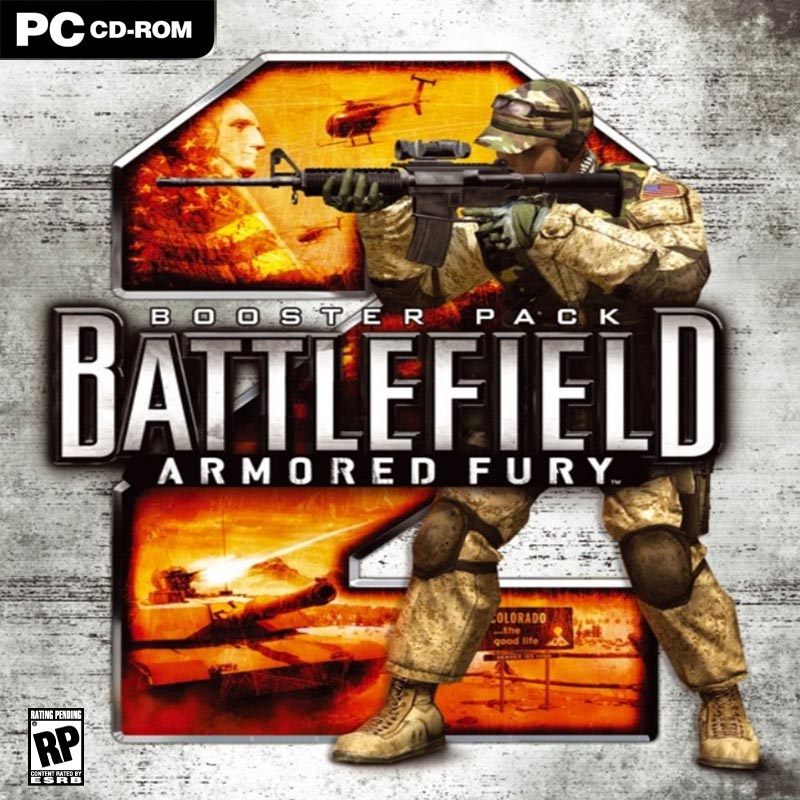 Battlefield 2: Armored Fury - predn CD obal