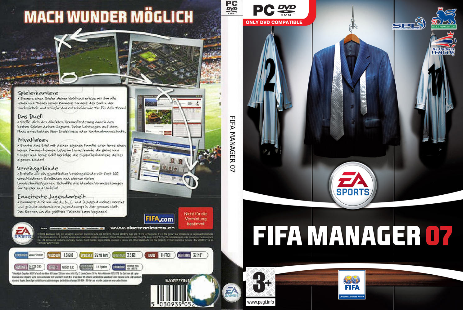 FIFA Manager 07 - DVD obal