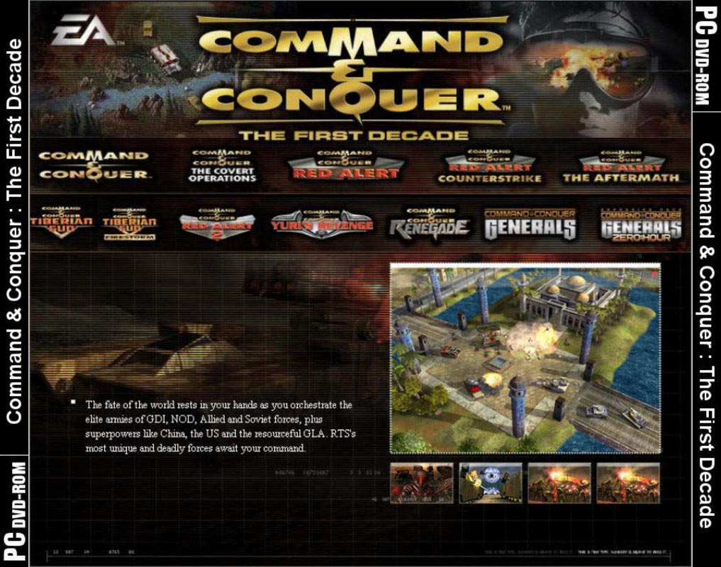 Command & Conquer: The First Decade - zadn CD obal 2