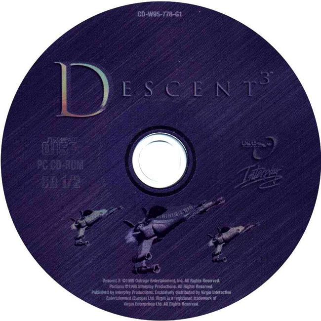 Descent 3 - CD obal