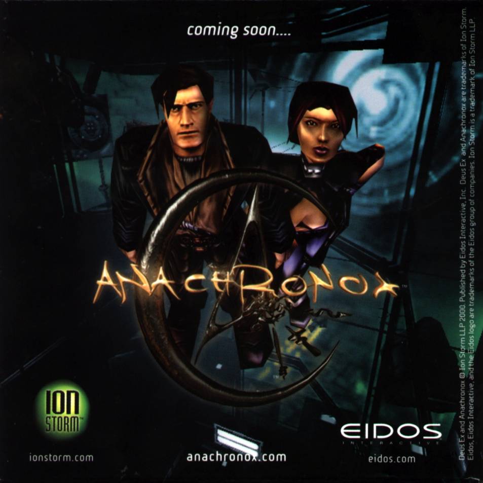 Deus Ex - predn vntorn CD obal