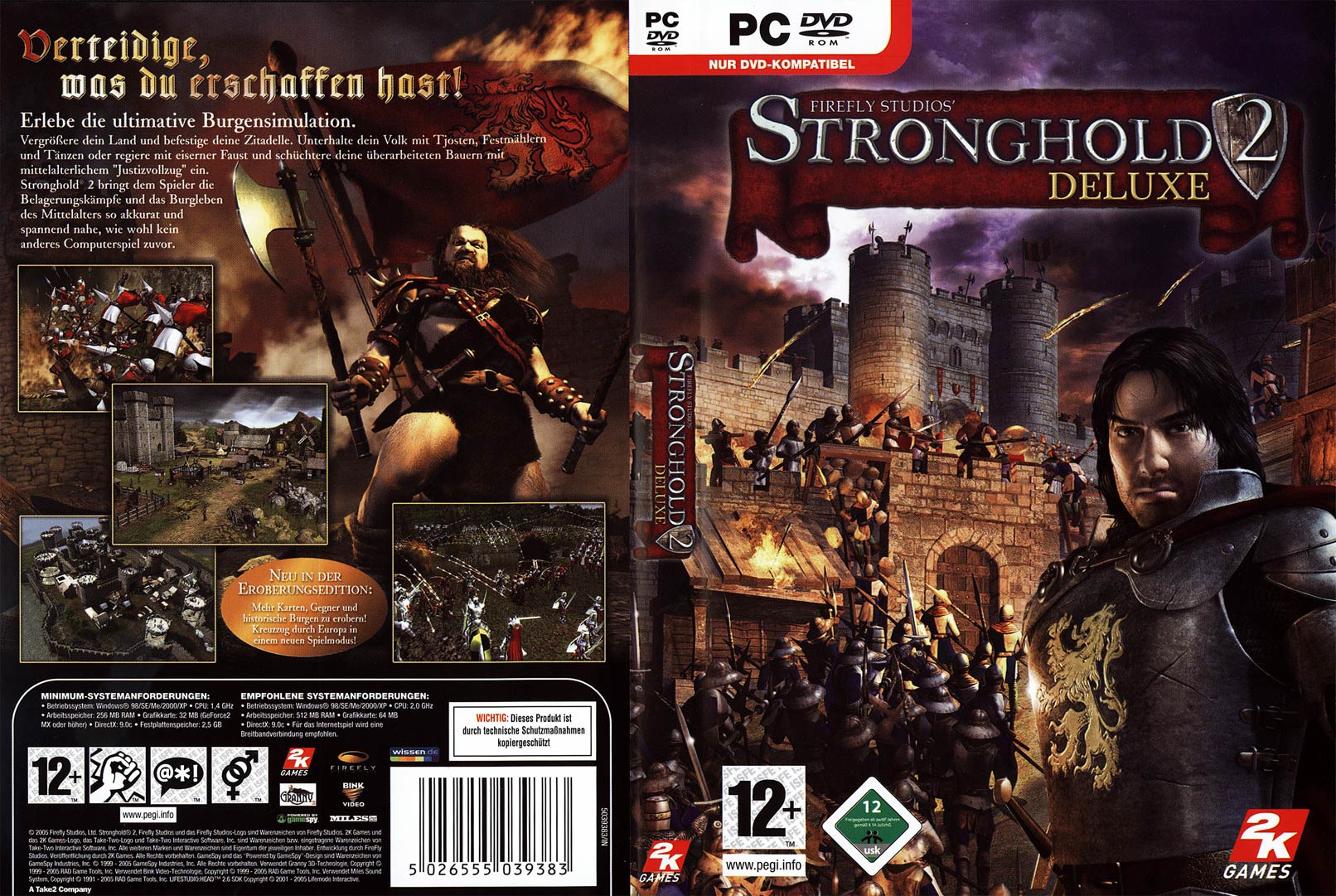 Stronghold 2: Deluxe - DVD obal