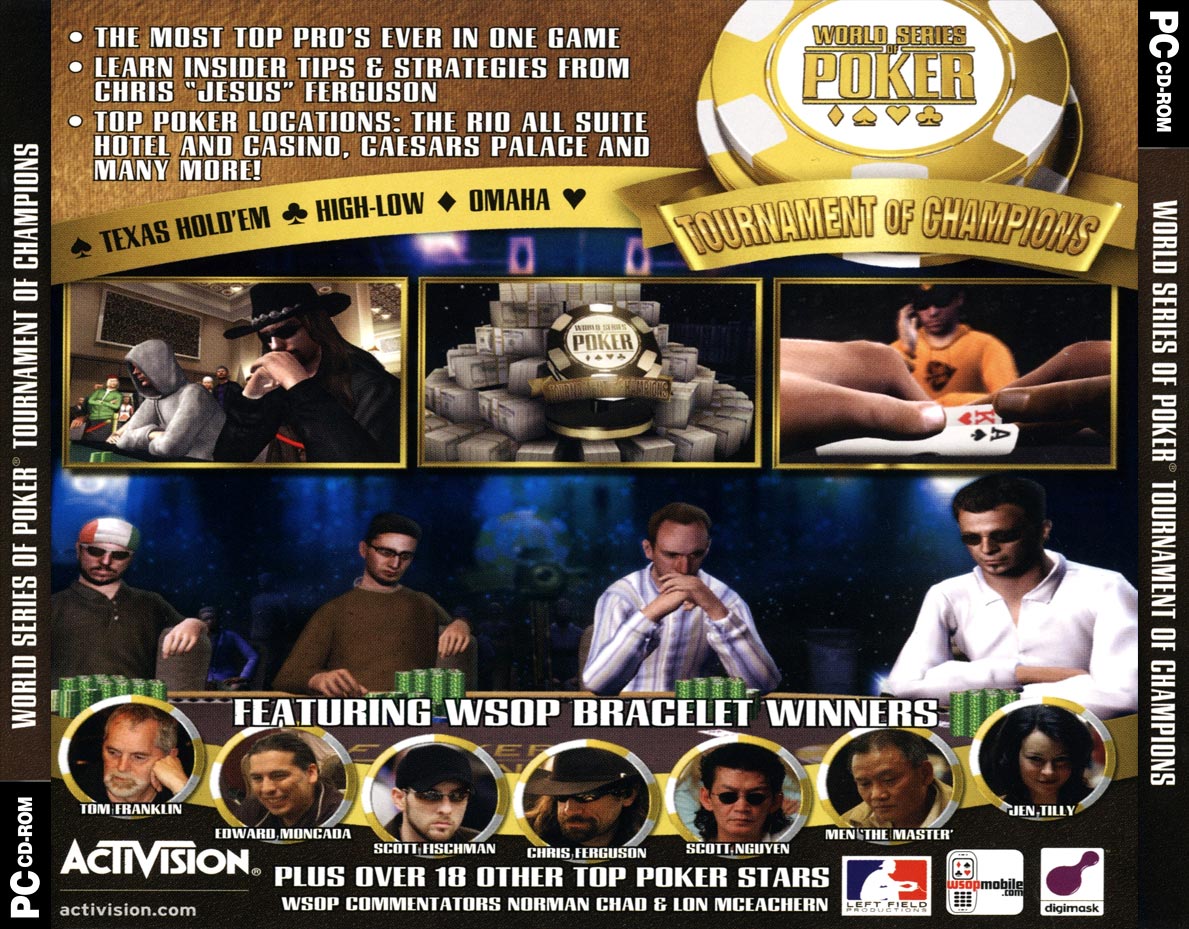 World Series of Poker: Tournament of Champions - zadn CD obal