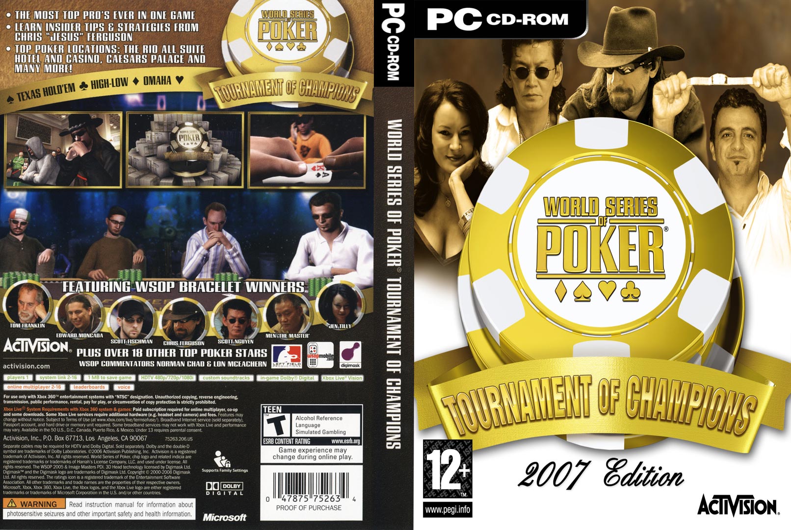 World Series of Poker: Tournament of Champions - DVD obal