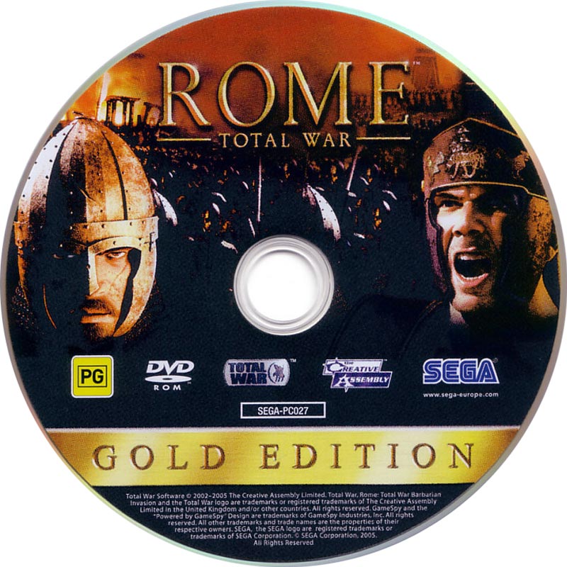 Rome: Total War - Gold Edition - CD obal