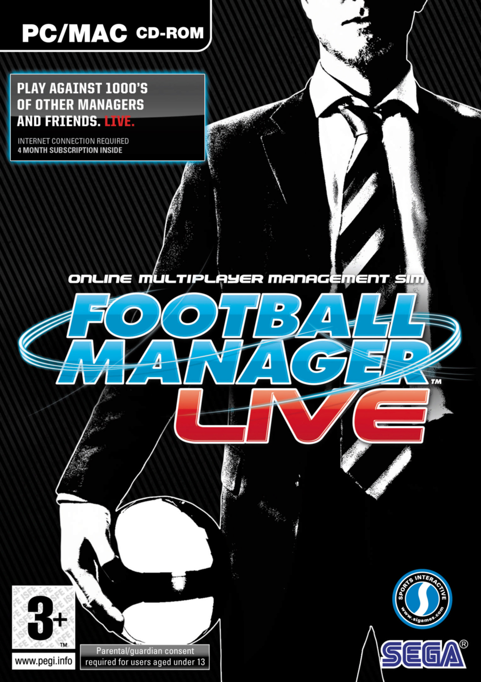 Football Manager Live - predn DVD obal