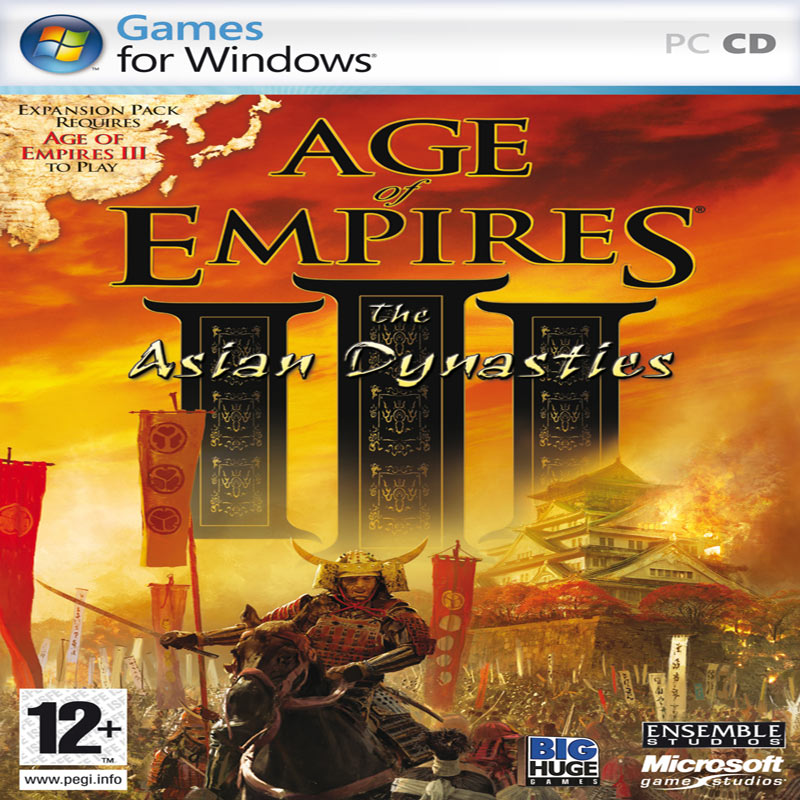 Age of Empires 3: The Asian Dynasties - predn CD obal