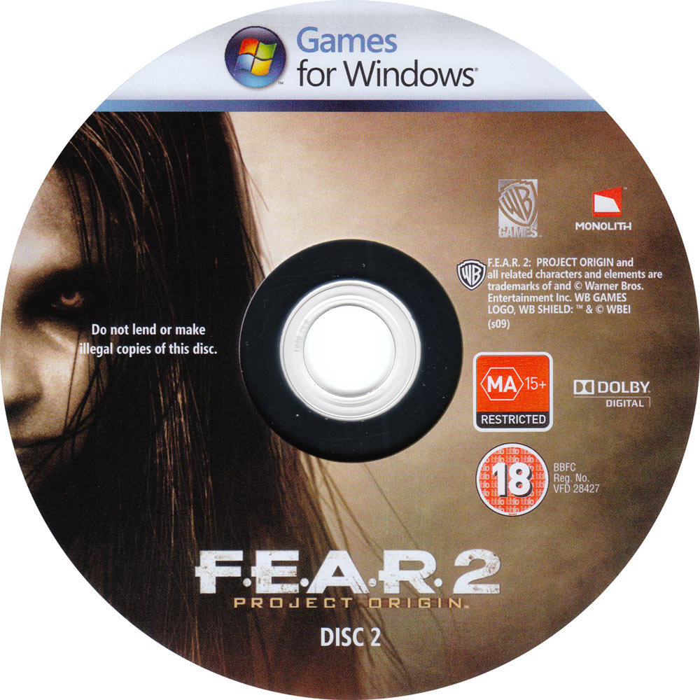 F.E.A.R. 2: Project Origin - CD obal 2