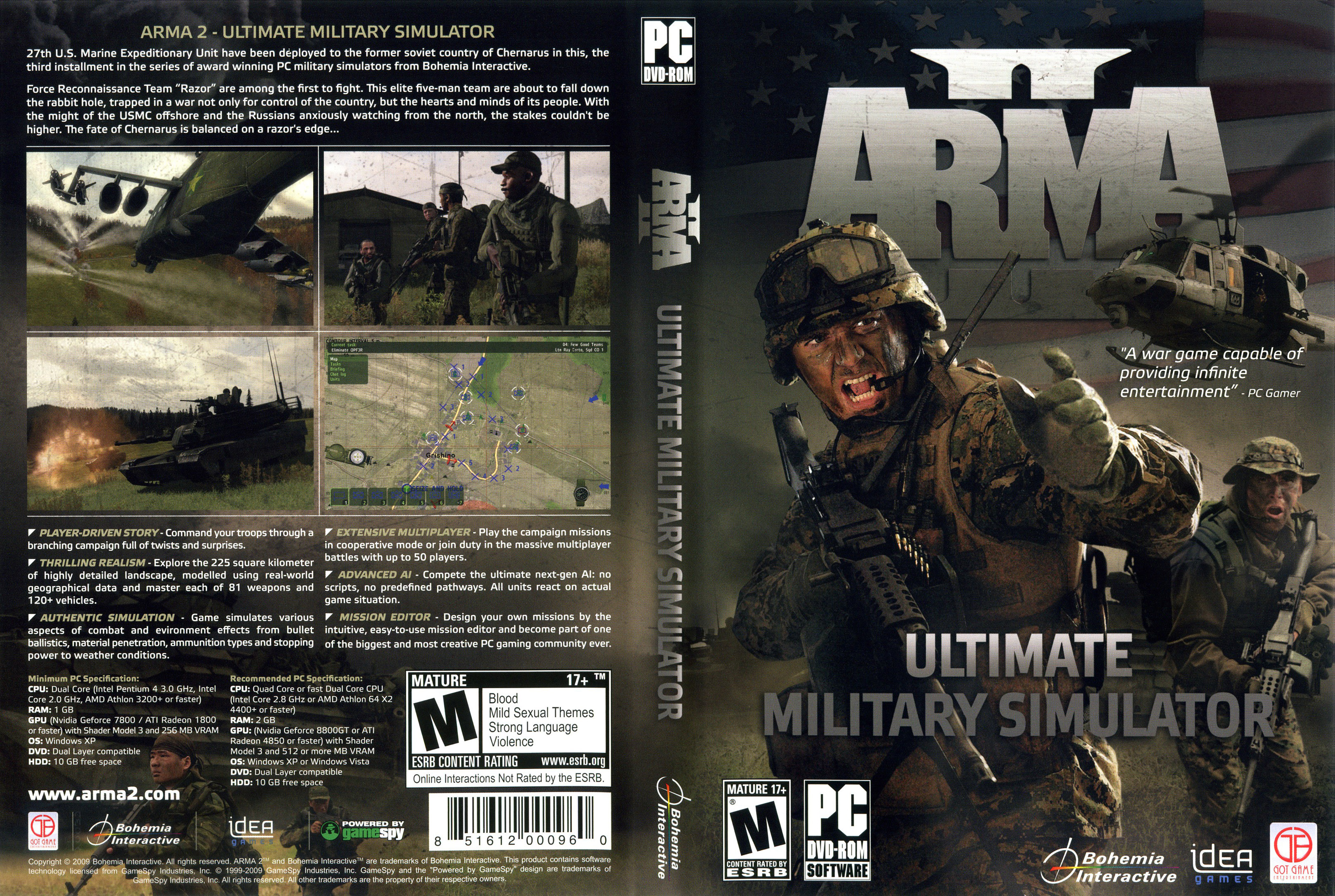 ARMA II - DVD obal 2