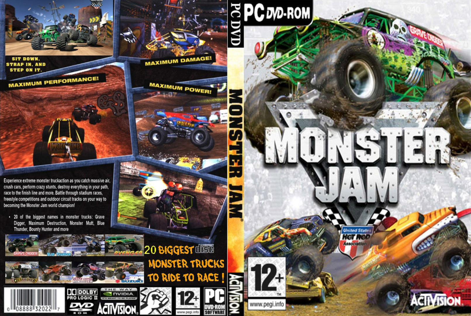 Monster Jam - DVD obal