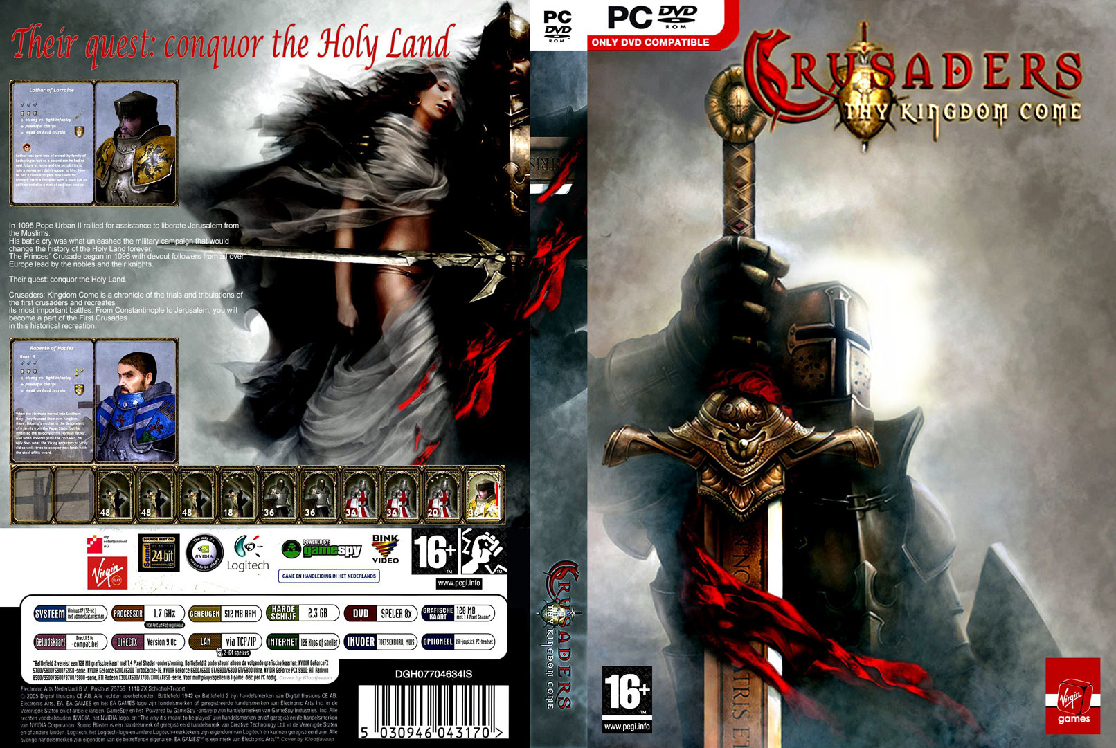 Crusaders: Thy Kingdom Come - DVD obal