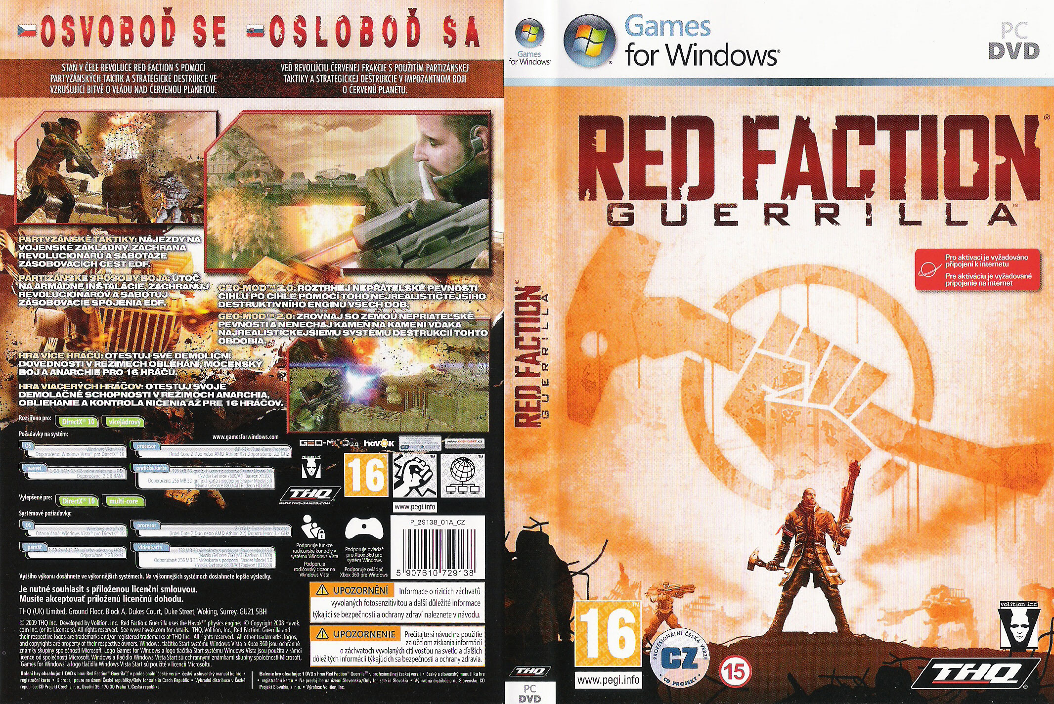 Red Faction: Guerrilla - DVD obal 2