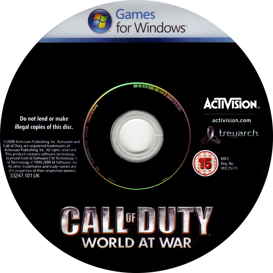 Call of Duty 5: World at War - CD obal