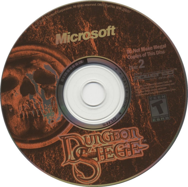 Dungeon Siege - CD obal 2