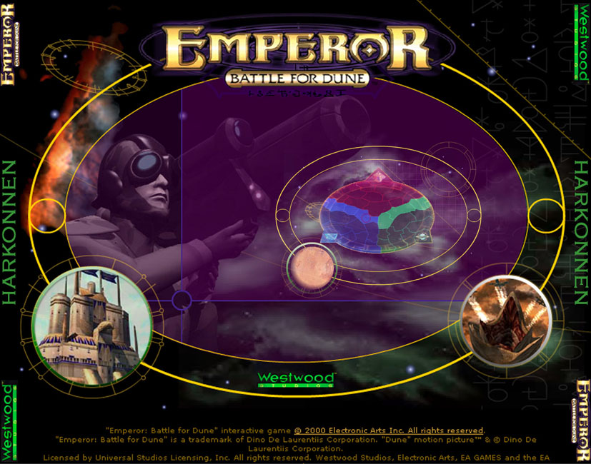 Emperor: Battle for Dune - zadn CD obal 2