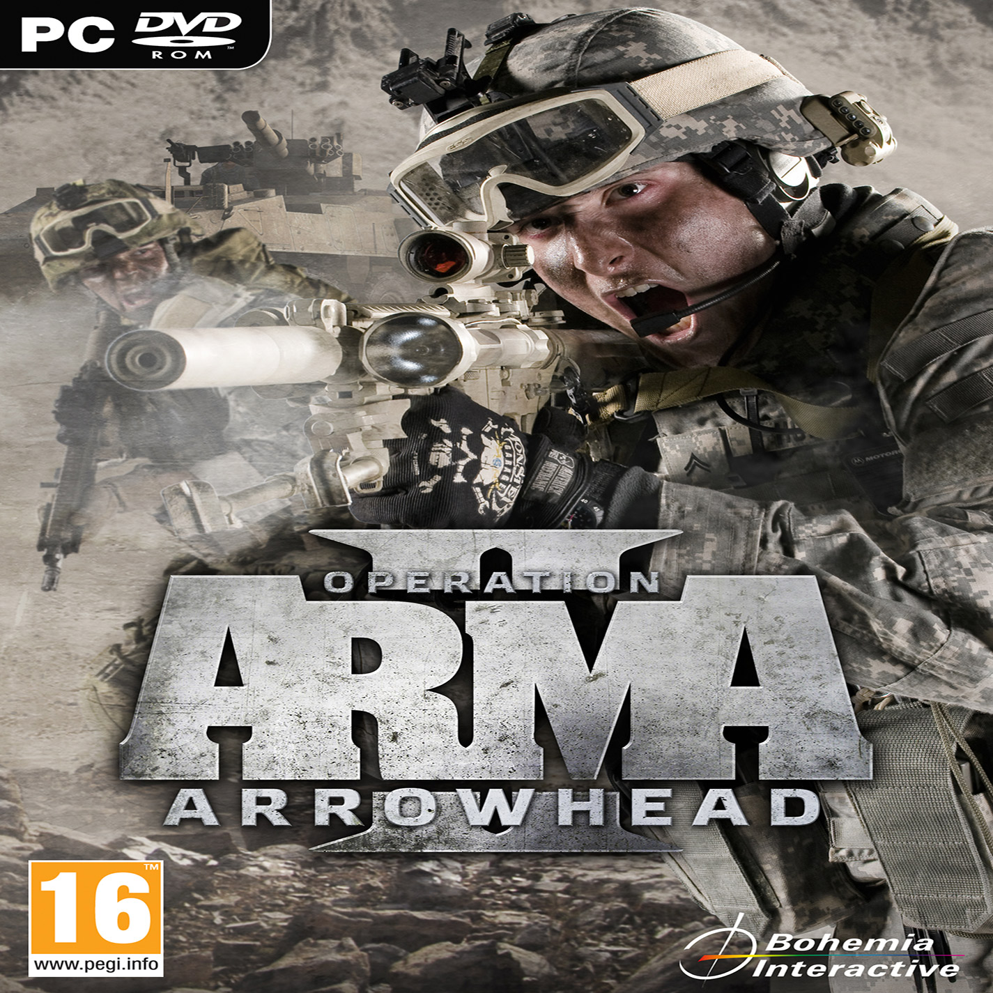 ARMA II: Operation Arrowhead - predn CD obal 2