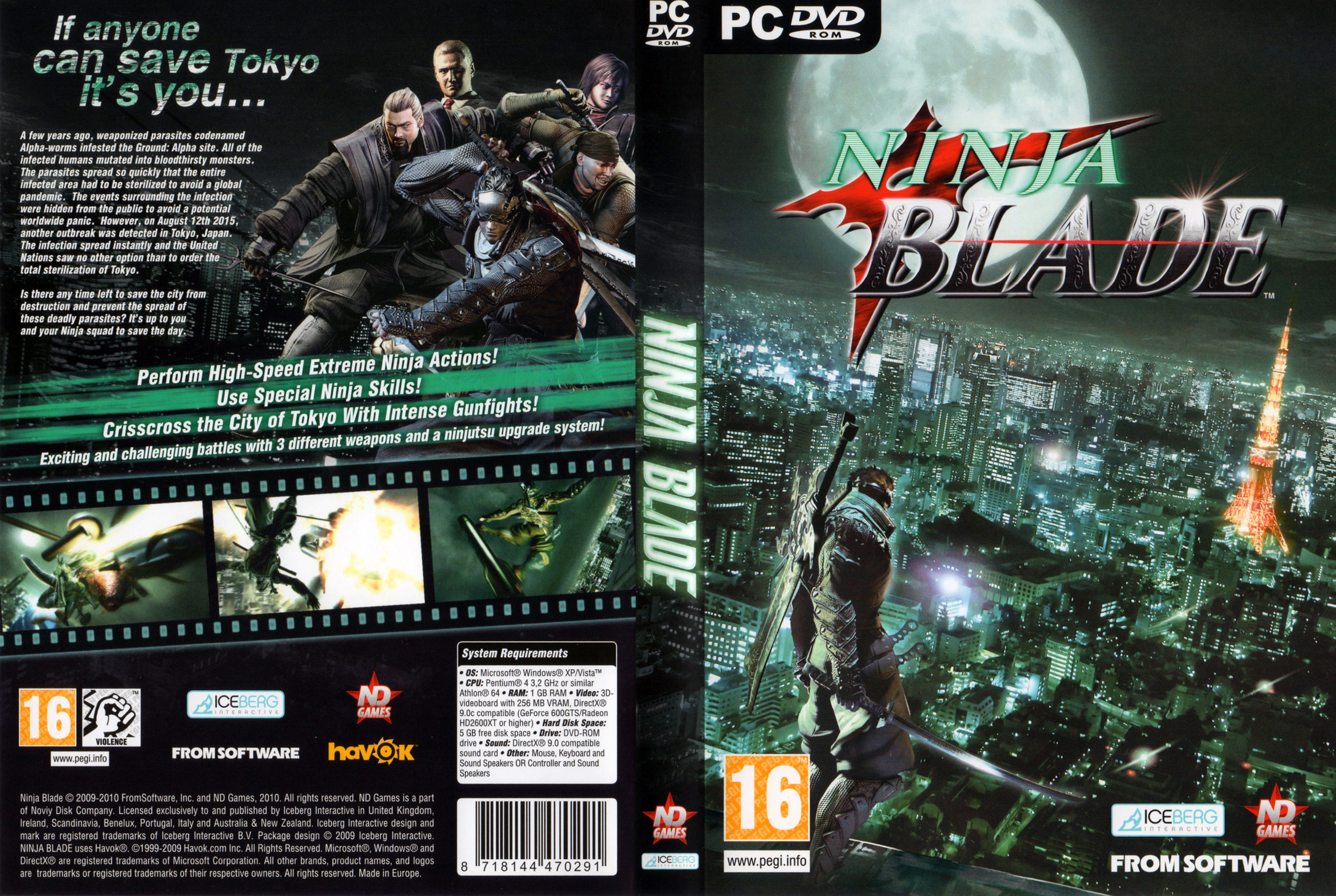Ninja Blade - DVD obal