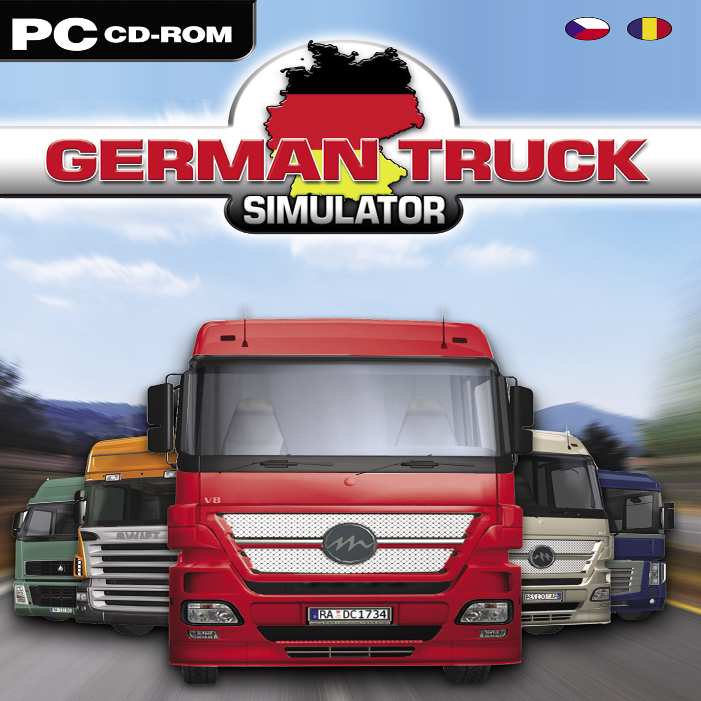German Truck Simulator - predn CD obal 2