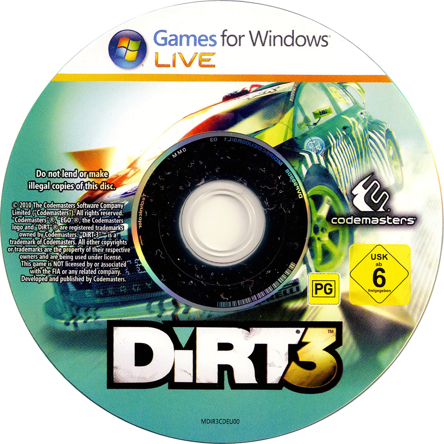 DiRT 3 - CD obal
