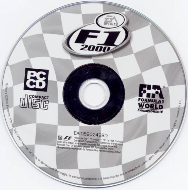 F1 2000 - CD obal