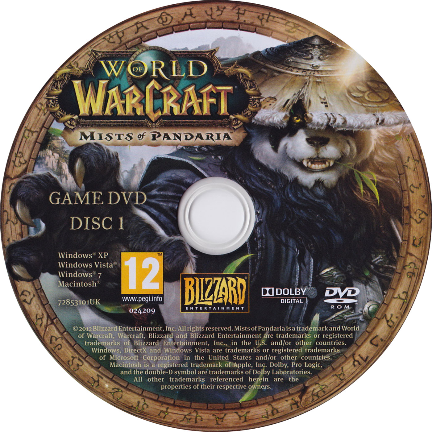 World of Warcraft: Mists of Pandaria - CD obal