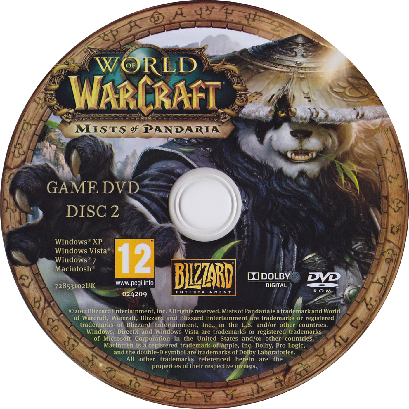 World of Warcraft: Mists of Pandaria - CD obal 2