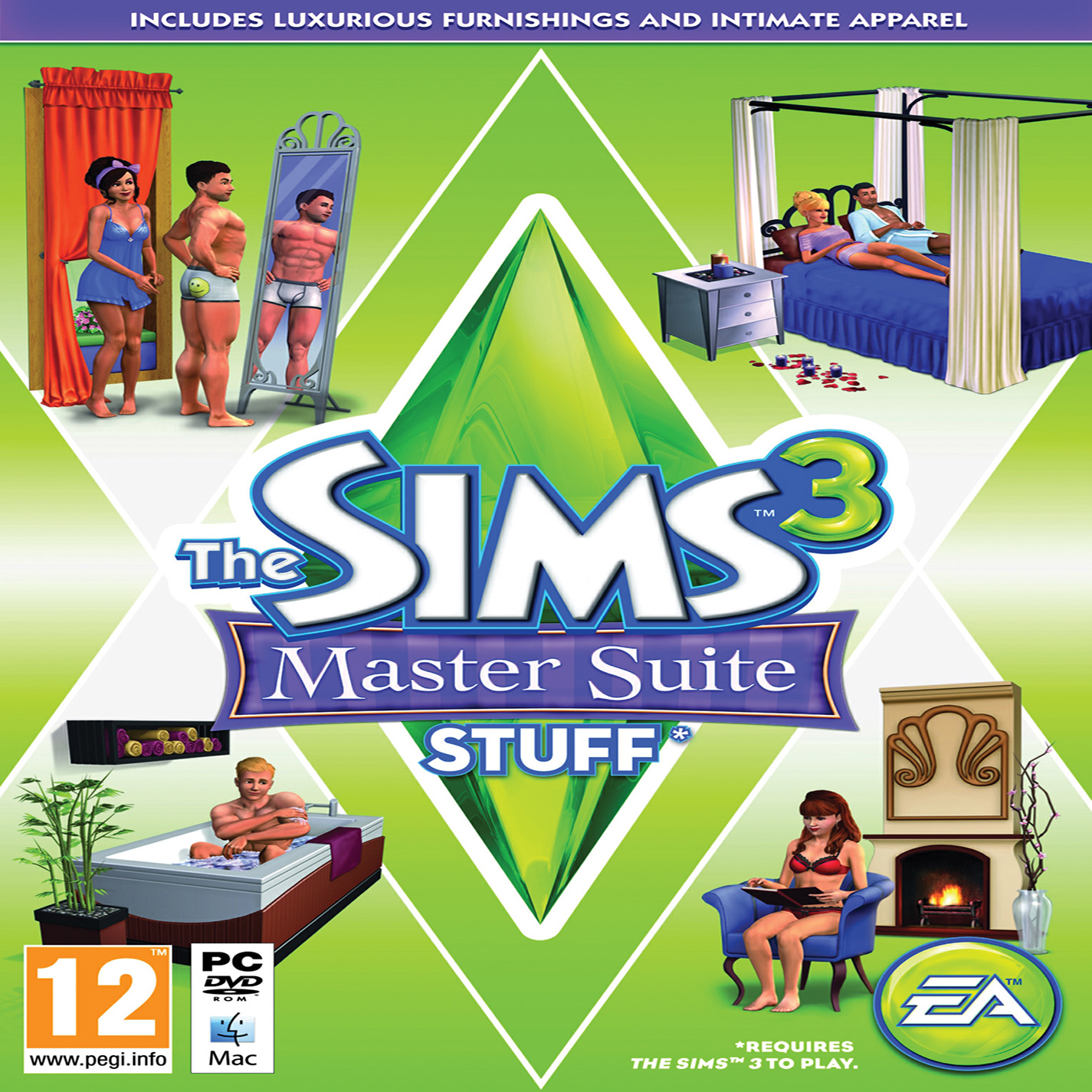 The Sims 3: Master Suite Stuff - predn CD obal