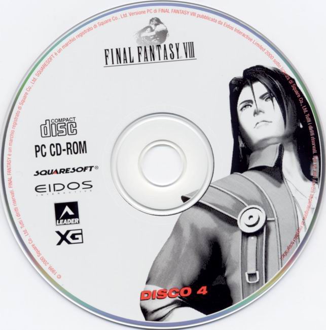 Final Fantasy VIII - CD obal 4
