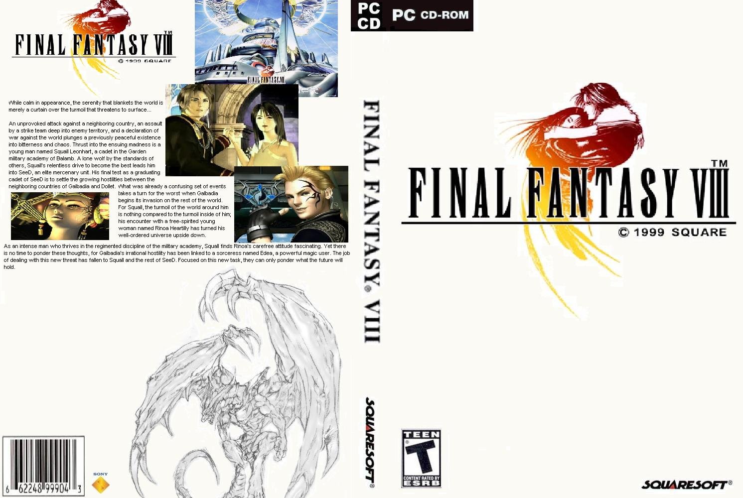 Final Fantasy VIII - DVD obal