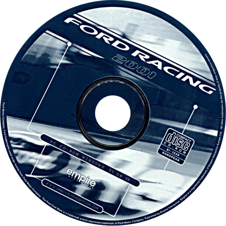 Ford Racing 2001 - CD obal