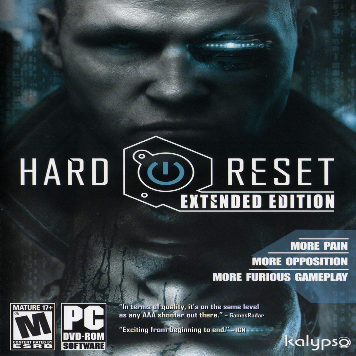 Hard Reset: Extended Edition - predn CD obal
